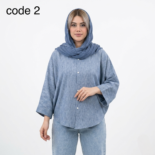 خرید شومیز کیمونو لینن مدل فرزانه علیدسا