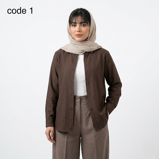 خرید شومیز پری ژاکارد مدل پینار علیدسا