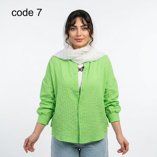 شومیز پری ژاکارد مدل پارلا علیدسا