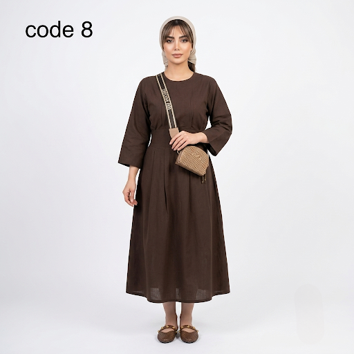 خرید پیراهن لینن مدل ساجده علیدسا