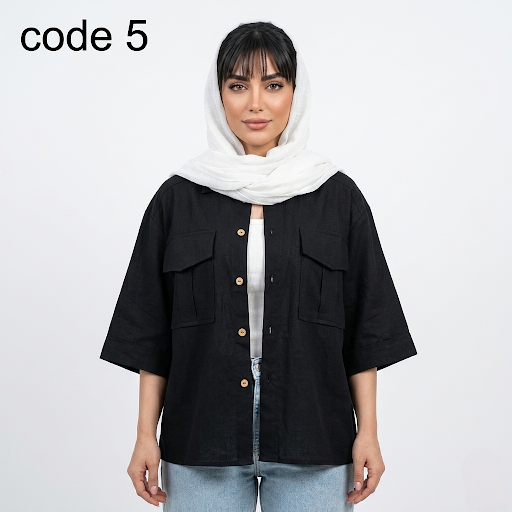 خرید شومیز لینن مدل رسپینا علیدسا