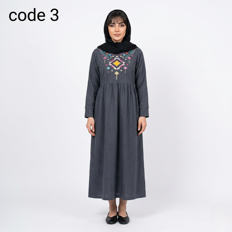 خرید کفتان صوفیا ژاکارد گلدوزی مدل پریناز علیدسا