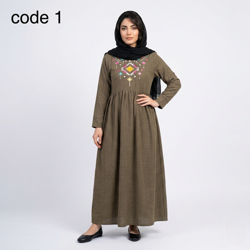 خرید کفتان صوفیا ژاکارد گلدوزی مدل پریناز علیدسا