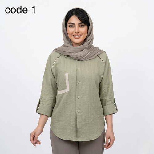 خرید شومیز صوفیا ژاکارد مدل مهدیه علیدسا