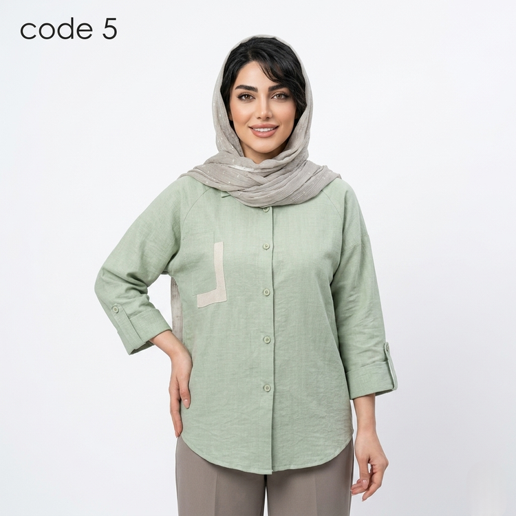 خرید شومیز صوفیا ژاکارد مدل مهدیه علیدسا