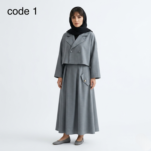 خرید کت و دامن صوفیا ژاکارد مدل دایانا علیدسا