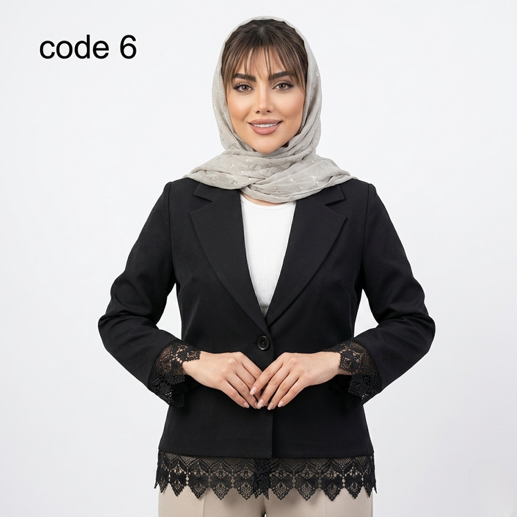 کت مزونی بزیاق با خرجکار دانتل مدل دریسا علیدسا