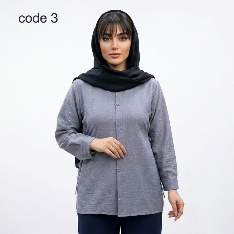 خرید شومیز صوفیا نگین دار مدل نارینا علیدسا