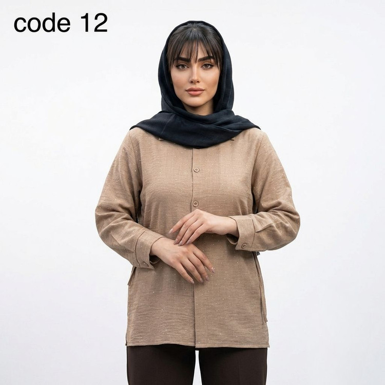خرید شومیز صوفیا نگین دار مدل نارینا علیدسا