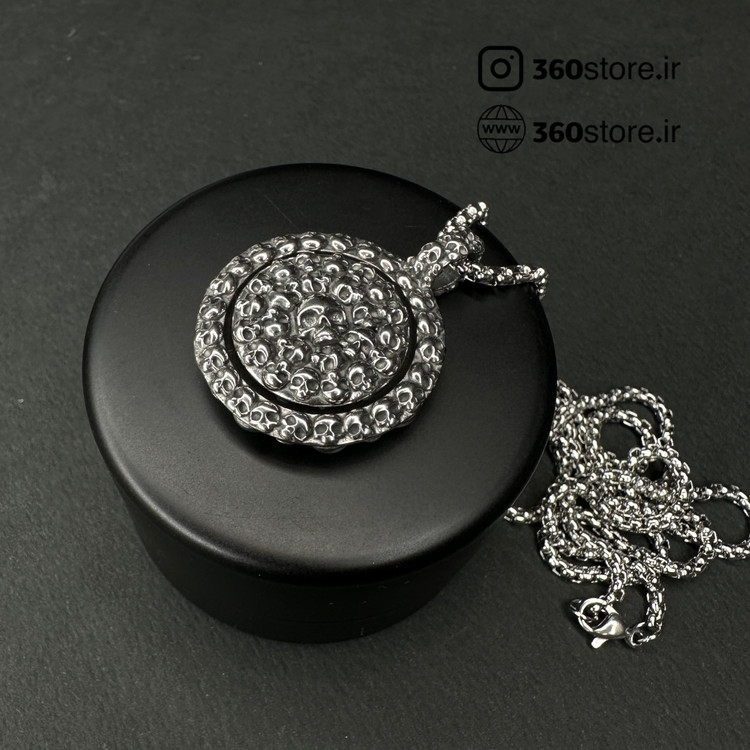 تصویر گردنبند زنانه طرح دار با رنگ طلایی و کیفیت عالی مناسب برای هدیه