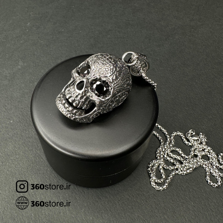 تصویر گردنبند طرح دار طلایی علیدسا با آویز ظریف و زنجیر استیل با کیفیت بالا