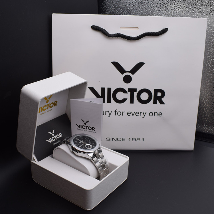 تصویر 2 - victor فول استیل مدل v5835-04 سه موتور کد (8861) نقره ای صفحه سرمه ای