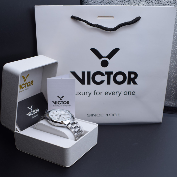 تصویر 3 - victor فول استیل مدل v5837-03 سه موتور کد (8890) نقره ای صحفه سفید