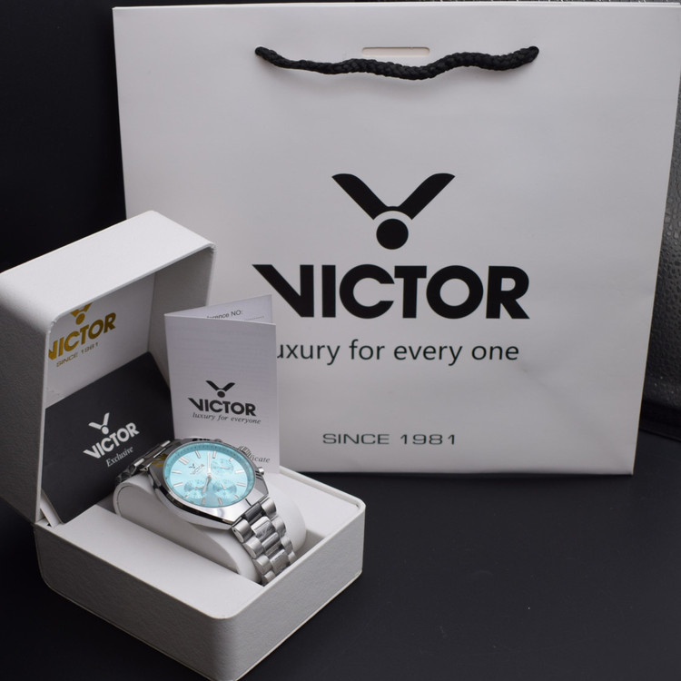 تصویر 3 - victor فول استیل مدل v5837-03 سه موتور کد (8887) نقره ای صحفه آبی