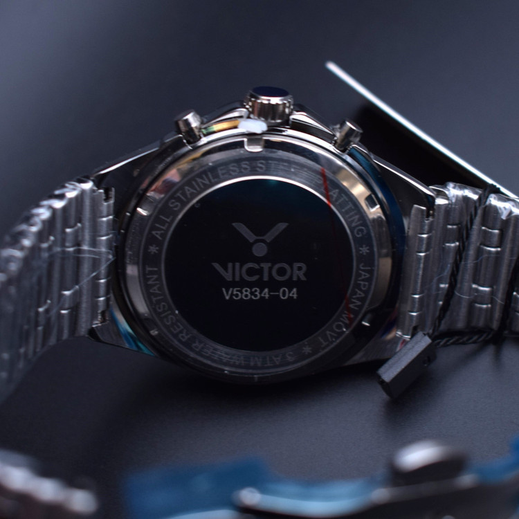 تصویر 5 - victor فول استیل مدل v5834-02 سه موتور کد (8898) نقره ای صفحه زرد