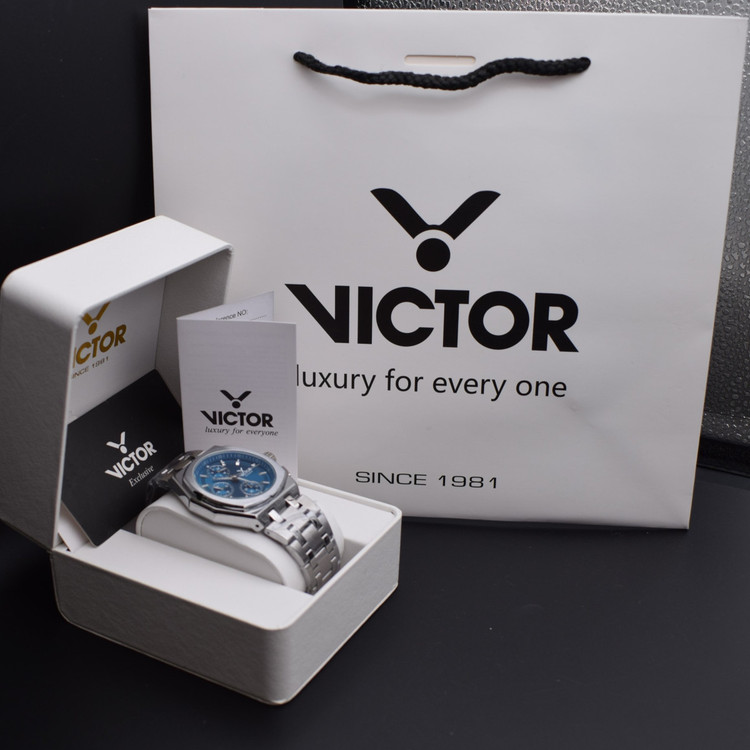 تصویر 3 - victor فول استیل مدل v5838-05 سه موتور کد (8880) نقره ای صفحه سرمه ای