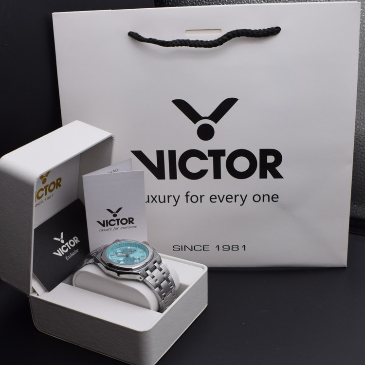 تصویر 3 - victor فول استیل مدل v5838-05 سه موتور کد (8879) نقره ای صفحه آبی