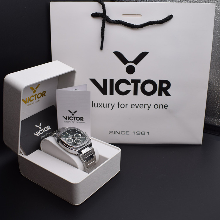 تصویر 3 - victor فول استیل مدل v5839-04 سه موتور کد (8867) خطی نقره ای صفحه سبز