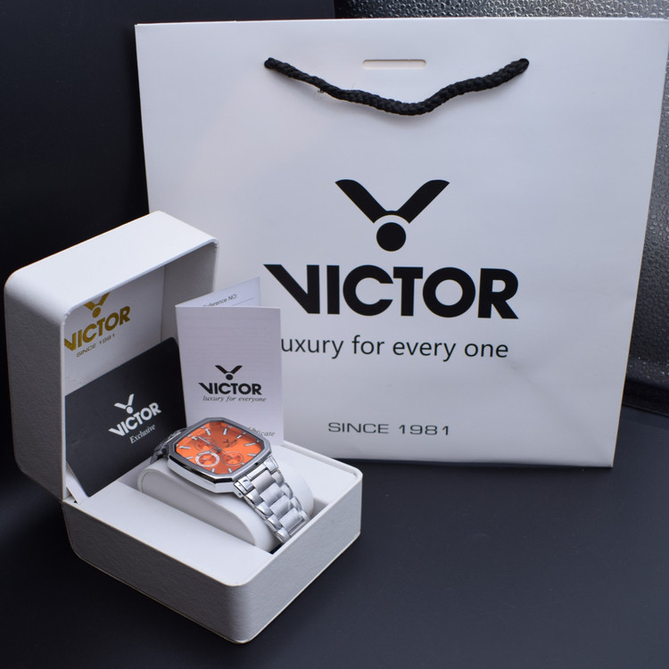 تصویر 3 - victor فول استیل مدل v5843-01 سه موتور کد (8893) نقره ای صفحه نارنجی