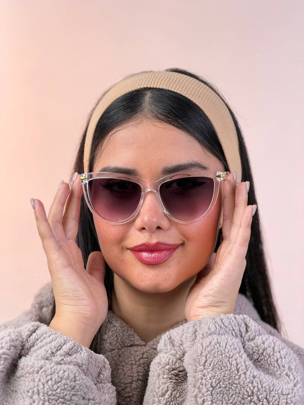عینک آفتابی زنانه فندی مدل آفتابگرد علیدسا کد 5891 - تصویر 3