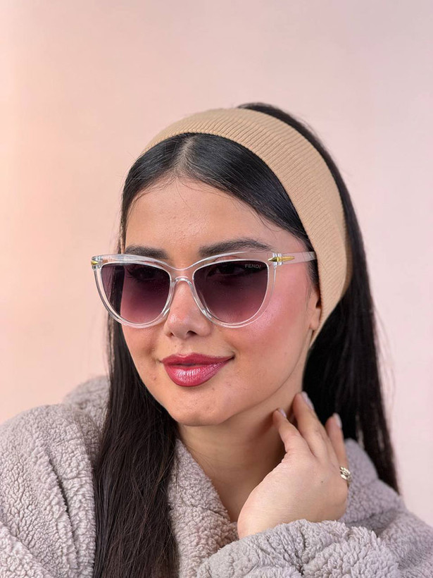 عینک آفتابی زنانه فندی مدل آفتابگرد علیدسا کد 5891 - تصویر 4