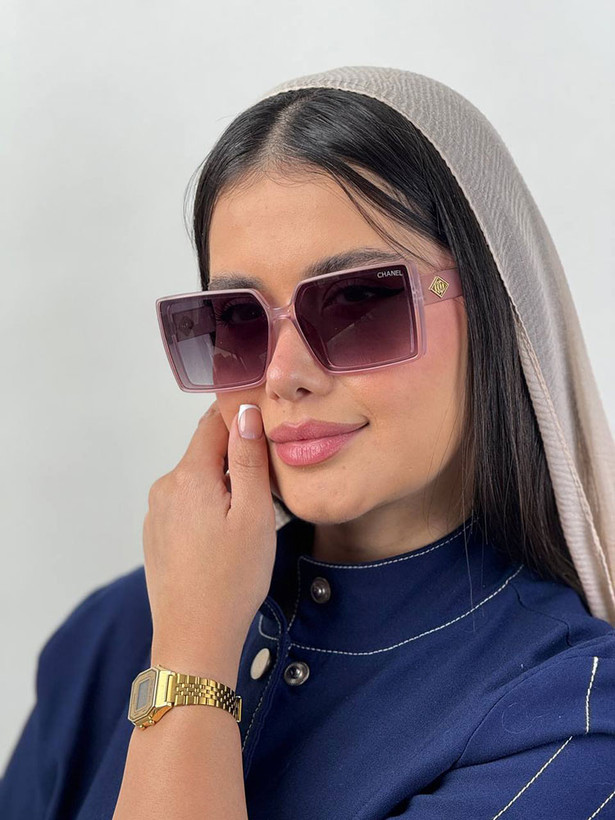 عینک آفتابی زنانه شنل مدل آفتاببانو کد 3078 علیدسا - تصویر 5