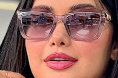 عینک آفتابی زنانه لویی ویتون مدل میرا کد 5825 علیدسا با فریم خاص و لنز UV400، مناسب صورتهای کوچک و متوسط، هدیهای شیک برای خانمها