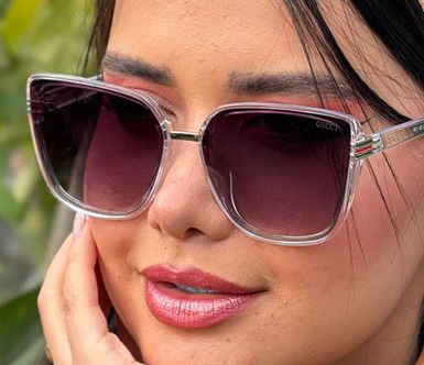 عینک آفتابی زنانه گوچی مدل ونوسا کد 89018 علیدسا - تصویر 2
