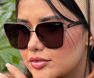 عینک آفتابی زنانه گوچی مدل ونوسا کد 89018 علیدسا - تصویر 6