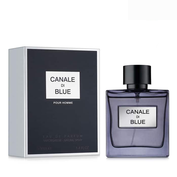 ادکلن کانال دی بلو فراگرنس ورد 100 میل مردانه با رایحه چوبی معطر و ماندگار، مناسب استفاده روزمره و مهمانی